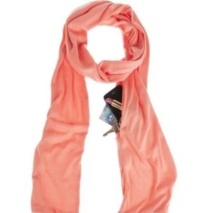 Scarf w/ Zippered Pocket
